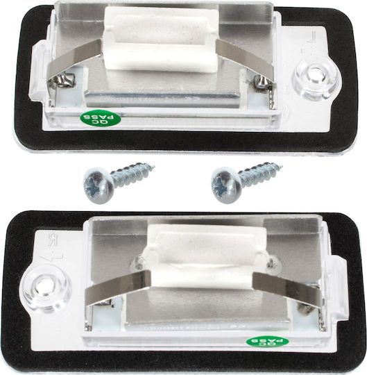 Audi A3 A4 A6 A8 Q7 Led Kennzeichenbeleuchtungen Lampen 2 Stück Set + 2x Schraube