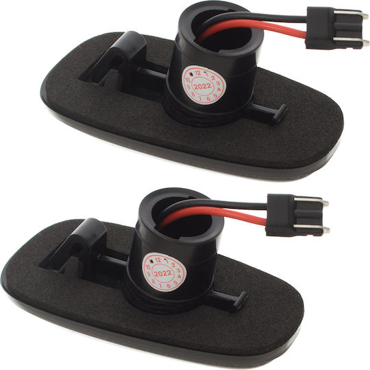 Opel Astra Ii G 98-09 Led Side Turn Signal Smoked Dynamic 2 Pcs Set