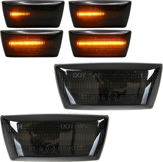 Opel Astra H 2004 Lumini LED Semnalizator Lateral Fumuriu Dynamic Set 2 Bucăți