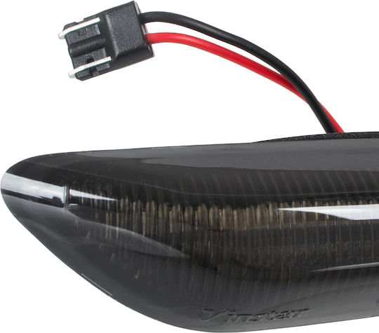 Bmw 5 E60 E61 Led Side Turn Signal Smoked Dynamic 2 Pcs Set