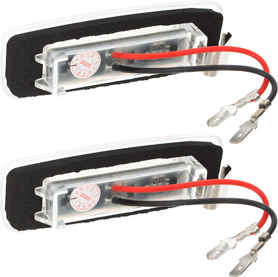 Ford Focus Mk1 98-05 LED Светлини За Регистрационната Табела Комплект 2 Бройки