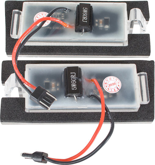 Jeep Cherokee 2013 Led License Plate Lights 2 Pcs Set