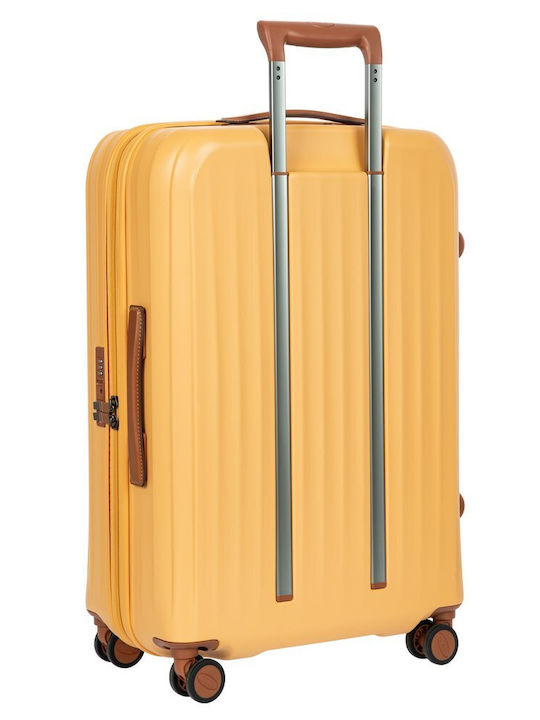 Bric's Milano Medium Travel Suitcase Honey Height 69cm