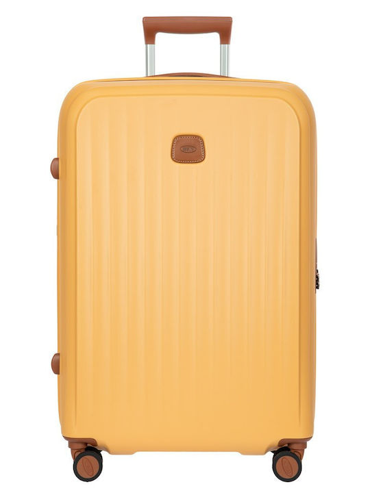 Bric's Milano Medium Travel Suitcase Honey Height 69cm