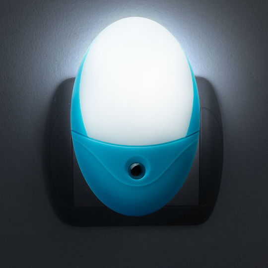 Led Night Light Light Sensor 0.5w 240v Auto On Off Blue