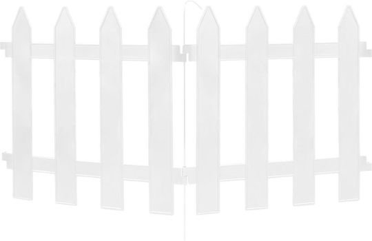 Vilde Plastic Garden Hedge In White Colour 30x30cm 10 Pieces