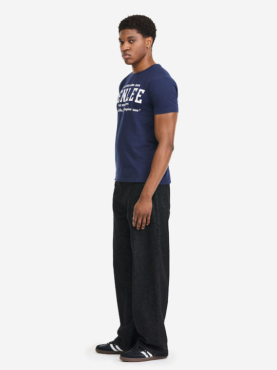 Tricou Sport Albastru Marin/Ecru
