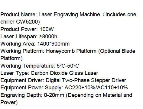 Tongzheng Lasergravur 100W Geeignet Für Acryl / Plexiglas