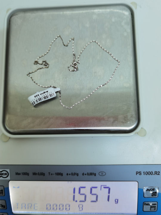925 Silver Chain Round Flat Model Ccc 1.55 G 39 Cm 925 Silver Chain Round Flat Model Ccc 1.55 G 39 Cm