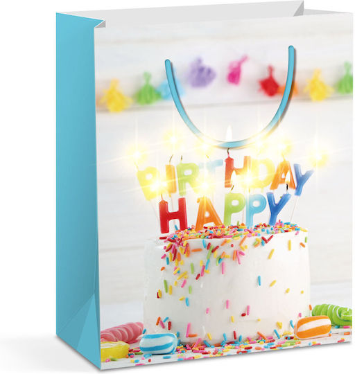 Alista Home Geantă Hârtie Tematică Crăciun Albă 26.5x33x12.7cm 12 Bucăți