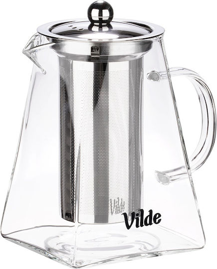 Vilde Τσαγιέρα με Φίλτρο Γυάλινη 920ml
