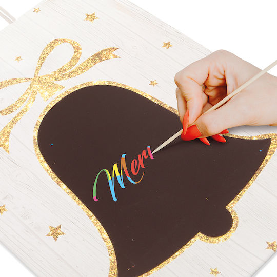 Alista Home Geantă Hârtie Tematică Crăciun Albă 26.5x33x12.7cm 12 Bucăți