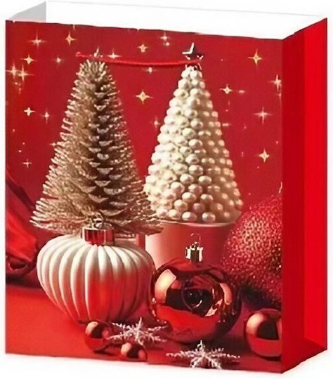 Alista Home Geantă Hârtie Crăciun Pentru Cadou 18.5x8.5x22.5cm 6 Bucăți (Desene Și Modele Diverse)