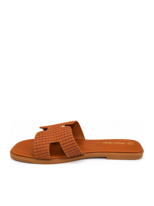 Women's Flat Sandals Brown SM-MRS-F17-26SA-Camel