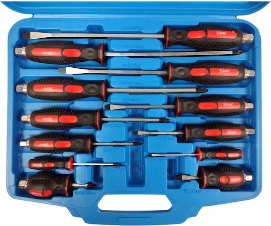 Silver 12 Magnetische Schraubendreher Set