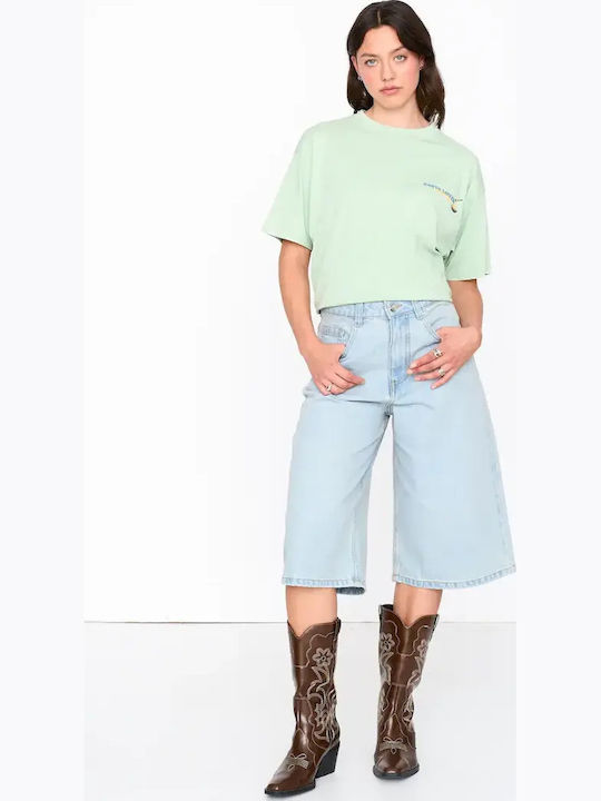 Bluza Damă Oversized Tricou Verde