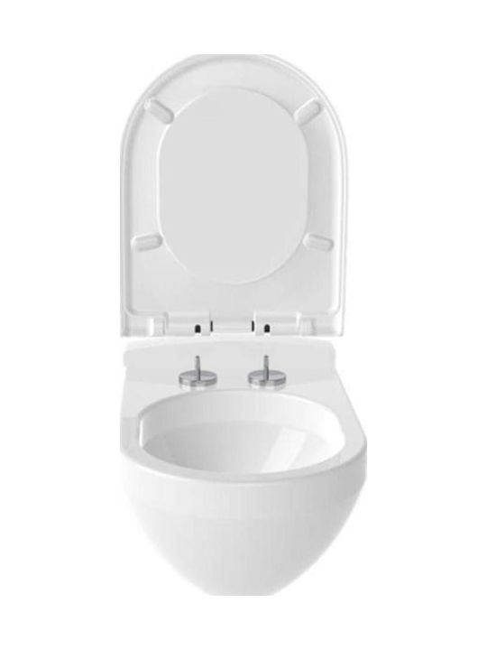 SteweHome Toilet Seat Plastic White