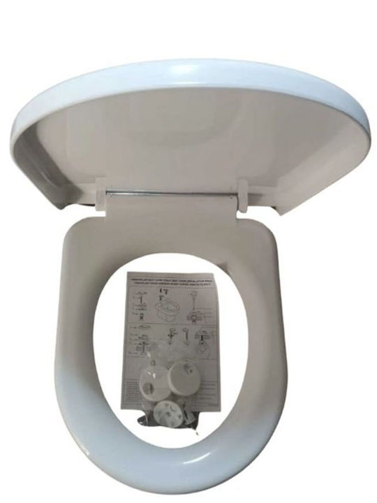 SteweHome Toilet Seat Plastic White