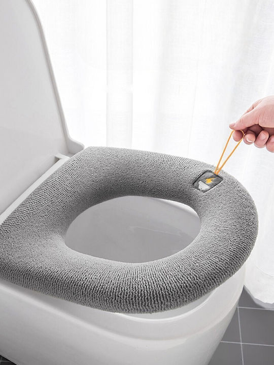 SteweHome Toilet Seat Plastic 44x36cm Gray