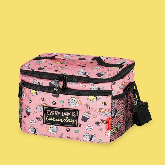 CAT School Insulated Handbag Lunch Bag CAT 7.7L 28x15x17cm