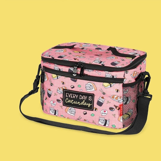 CAT School Insulated Handbag Lunch Bag CAT 7.7L 28x15x17cm