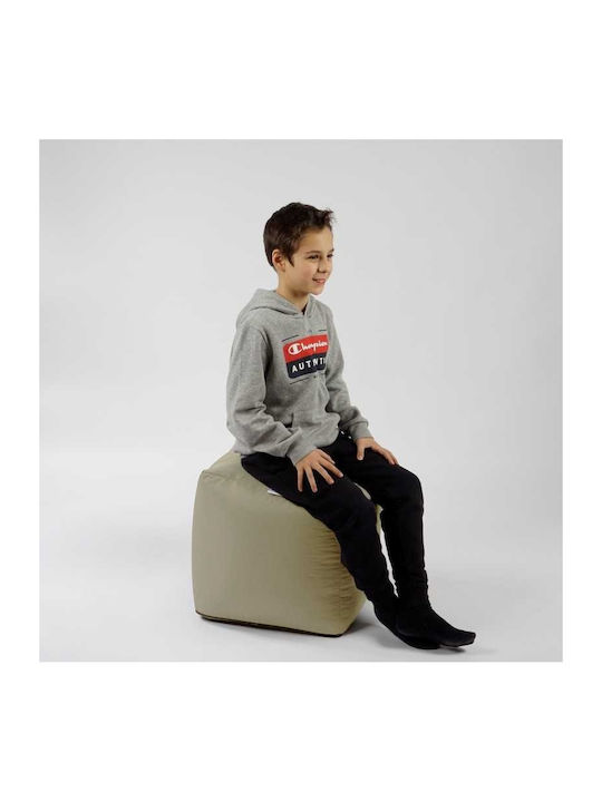 Fotolii Puf Scaun Impermeabil Bej 40x40x40cm Polimorfic