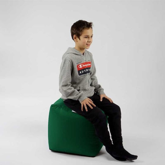 Multifunctional Bean Bag Chair Waterproof Green 40x40x40cm