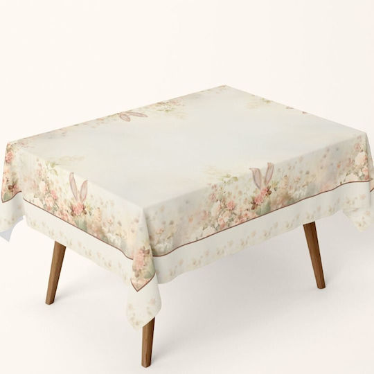 100% Cotton Tablecloth Pastel Floral Pattern 140x180cm Elon