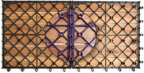 H&C Placă De Podea Pentru Exterior Mată 60x30cm Acacia