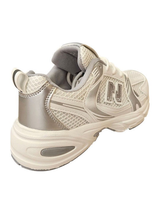 Γυναικεία Chunky Sneakers Λευκό