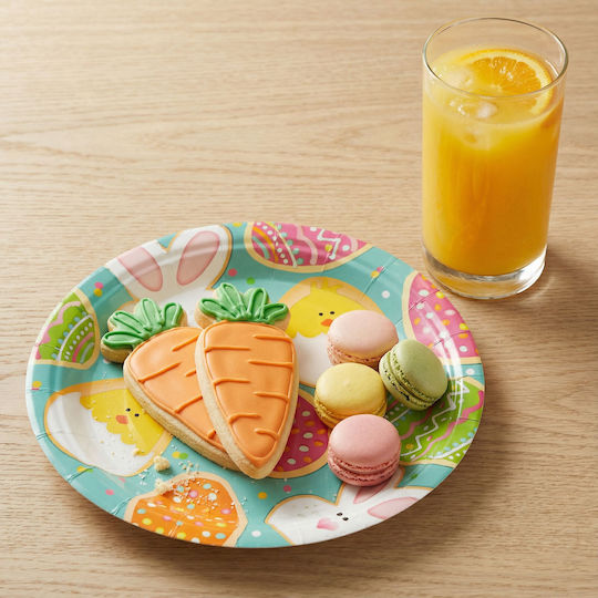 Easter Paper Plate 23 Cm 8 Pcs Set