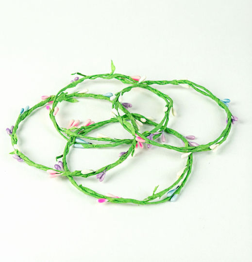 Osterkranz Set 4 Stück 65 cm Bunte Pastell Dekoration Frühling Girlande