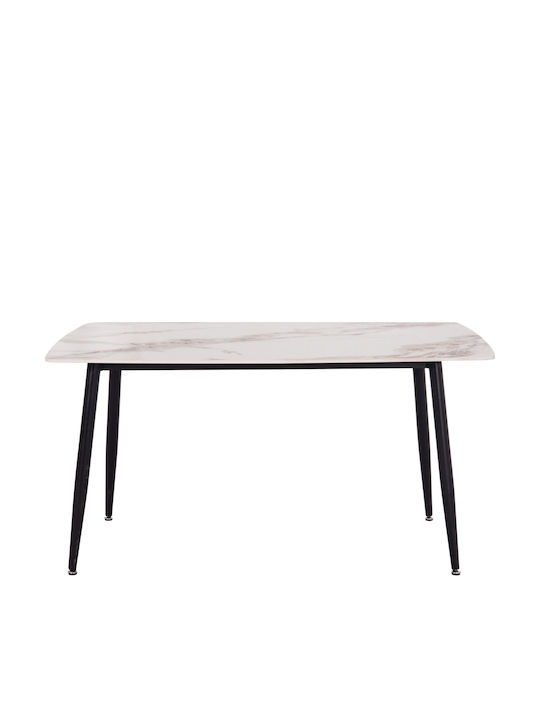 Esszimmermöbel-Set mit 4 Stücken 80x140cm