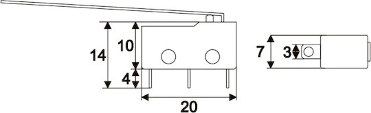 Satz 5 Spdt 5a 250v Mikroschalter Hebel Kw4a S Schalter Elektronik Automobil Set 5 Stücke