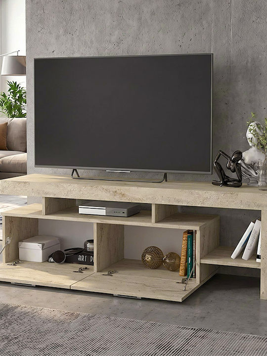 TV-Ständer Acnes Travertine M160xP40xH53cm