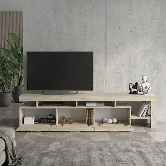 Dulap TV Acnes Travertine 220x40x52cm