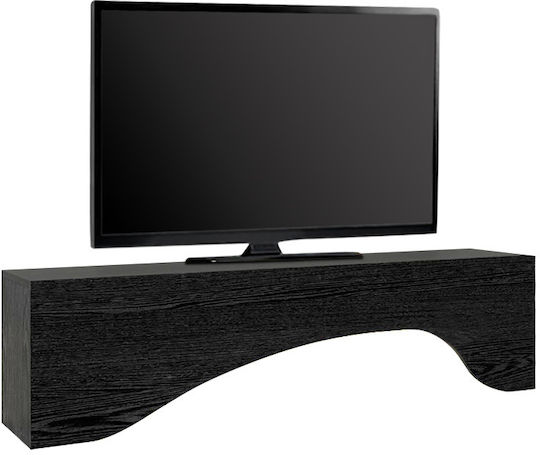 Dulap TV Mara cu Iluminare LED Sencron Negru M150xA31.4xÎ40cm