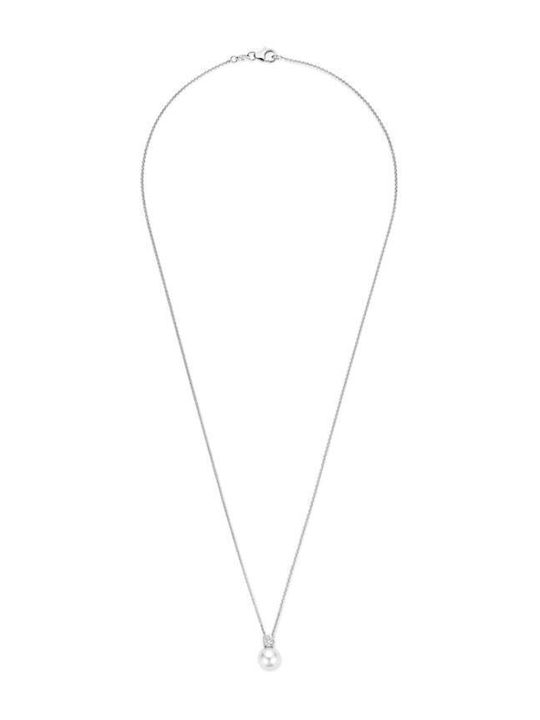 Ti Sento Ti Sento Silber Halskette mit Perlen