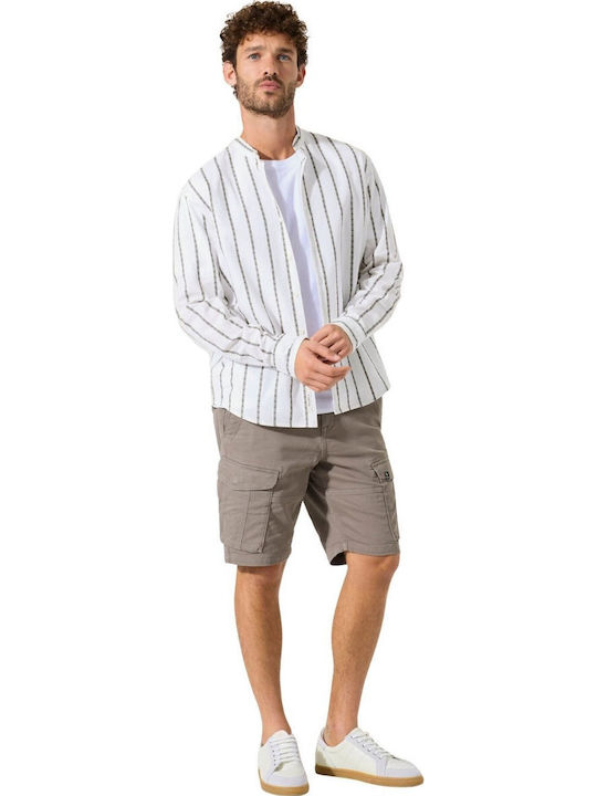 Garcia Men's Cargo Shorts Taupe