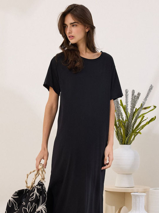Καλοκαιρινό Maxi Φόρεμα Black