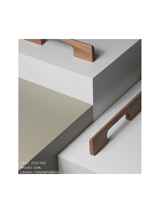 Finetto Mâner Pentru Mobilier Din Lemn Stejar Cu Centrele Găurilor 480mm 273-UPR0106#48 Finetto Mâner Pentru Mobilier Din Lemn Stejar Cu Centrele Găurilor 480mm 273-UPR0106#48