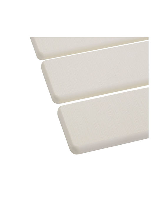 5Five Non-Slip Bath Mat 214780 White 59x93cm