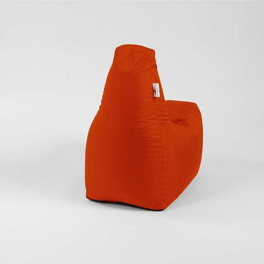 Pufrelax Sitzsack Wasserdichte Neon Orange 50x40x55cm