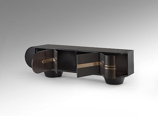 Living Room TV Unit Pink Gold