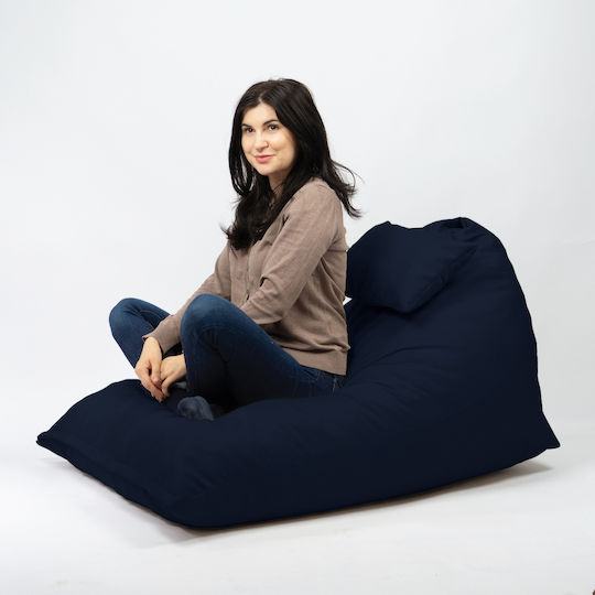 Bolster Navy Blue 130x100x80cm