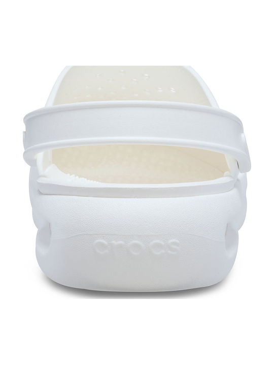 Crocs Literide Clog Damen Holzschuhe Weiß