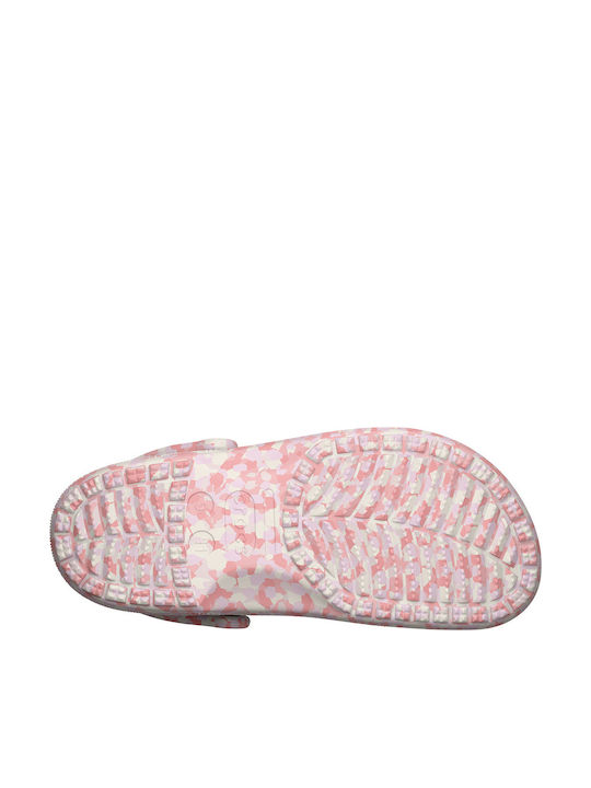 Crocs Classic Γυναικεία Σαμπό Ροζ