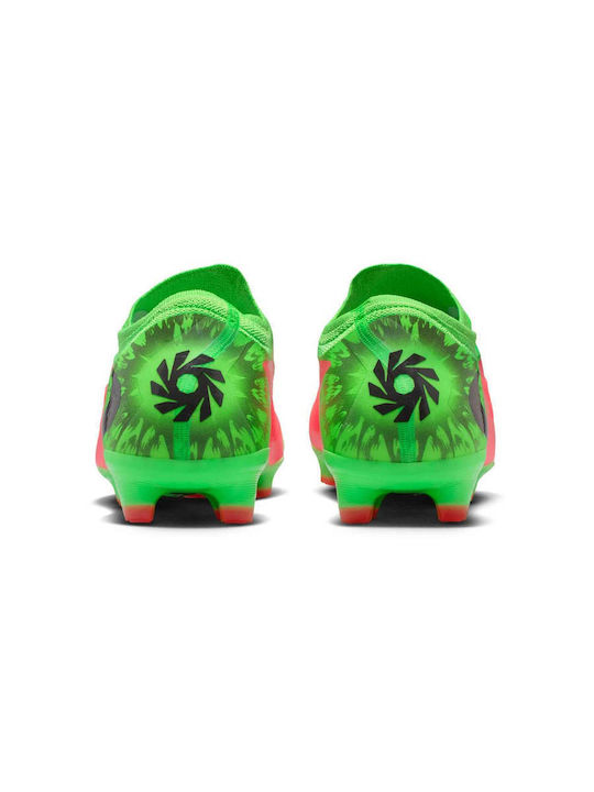 Nike Phantom 6 Low Pro Erling Haaland Football Shoes with Cleats FG Hot Punch / Green Strike / Black