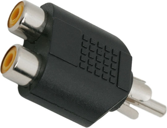 Set 10 Rca Y Adapters 2 X Female Rca To Male Rca Audio Converter