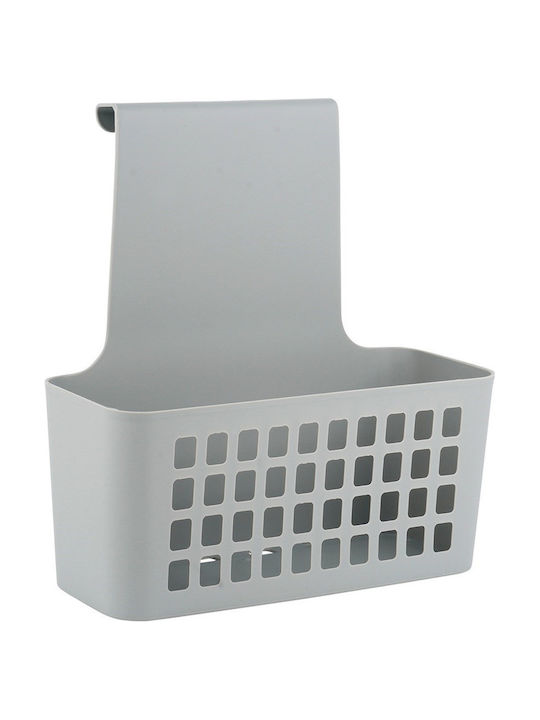 Excellent Houseware Καλάθι Αποθήκευσης Πλαστικό Γκρι 23.5x10x24cm